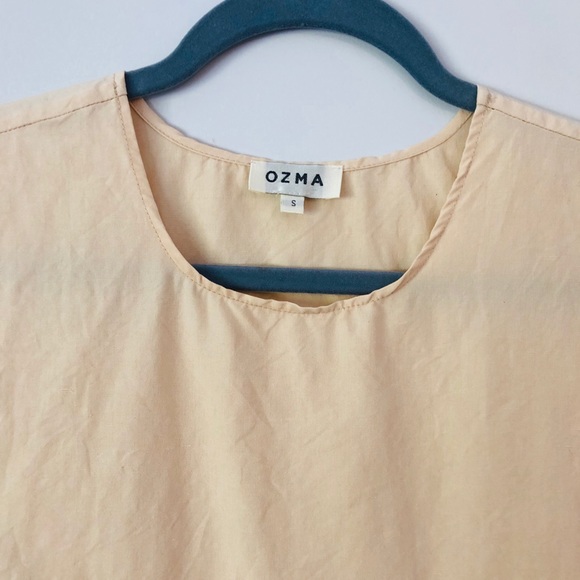 SOLD Ozma of California Apron Tank Silk/Linen - Picture 5 of 8